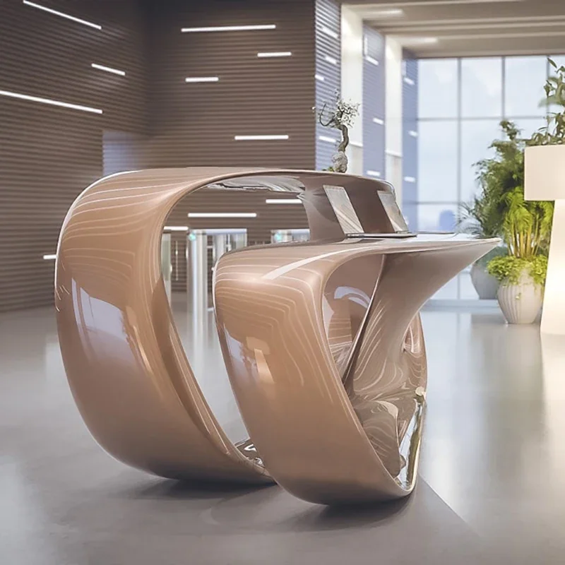Tech Office Reception - Tech-Sense Creative Fashion Reception Desk FRP