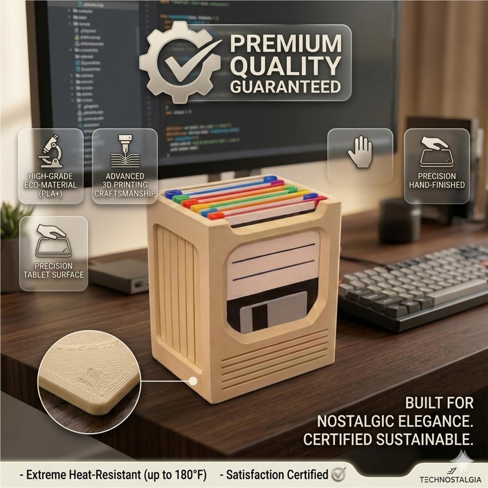 Office Of Tech - Retro Tech Coaster Holder Set Retro