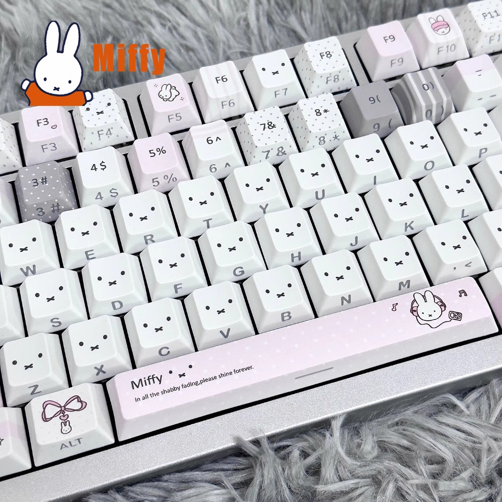 Kawaii Miffy Mechanical Keyboa - огляд і ціна Office Tech