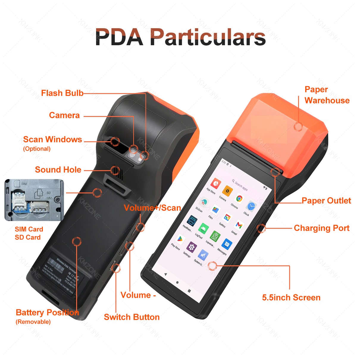 Handheld Android 13/14 PDA Pri - огляд і ціна Pos Terminal Android