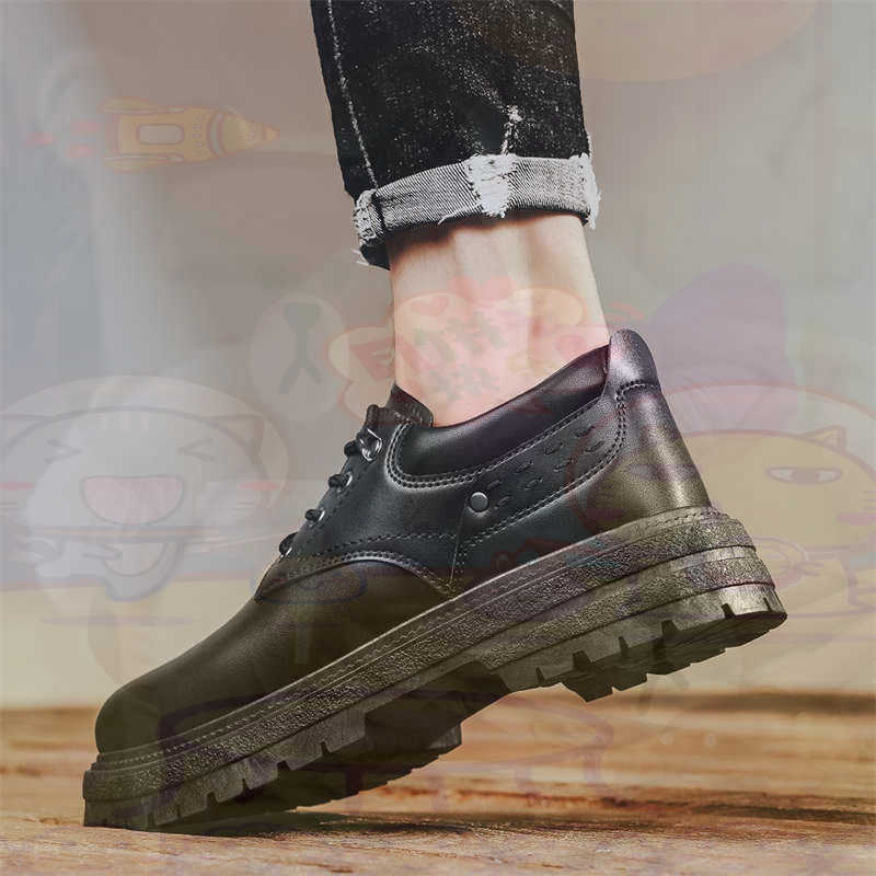 Dark Natural Leather Fashion T - огляд і ціна Tech Office Wear Men