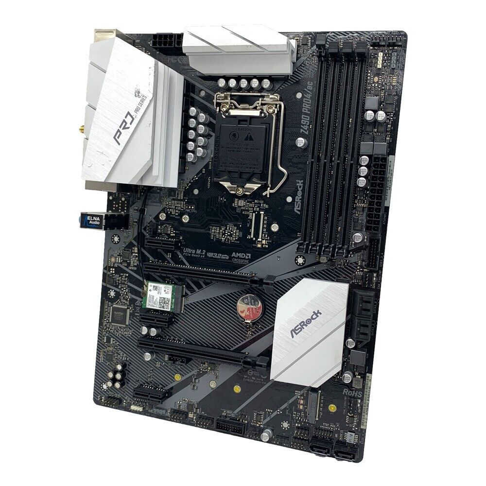Asrock Z490 PRO4/AC Motherboar - огляд і ціна Intel Cpu Core I9