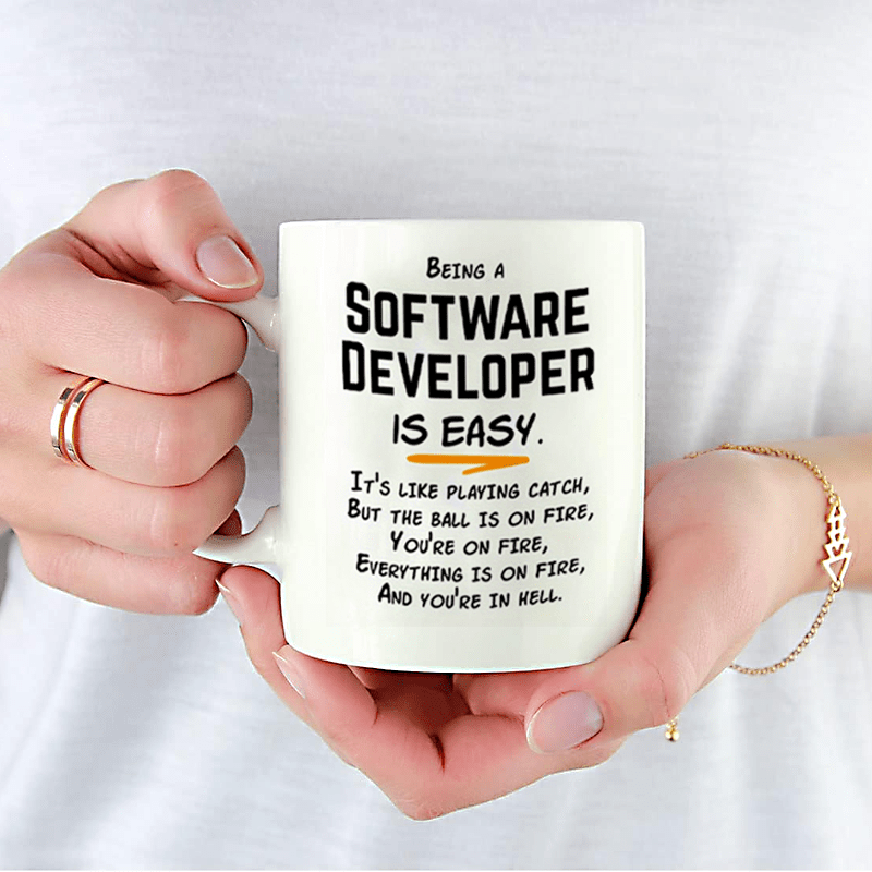 Software Developer Humor 11oz  - огляд і ціна Office Of Tech