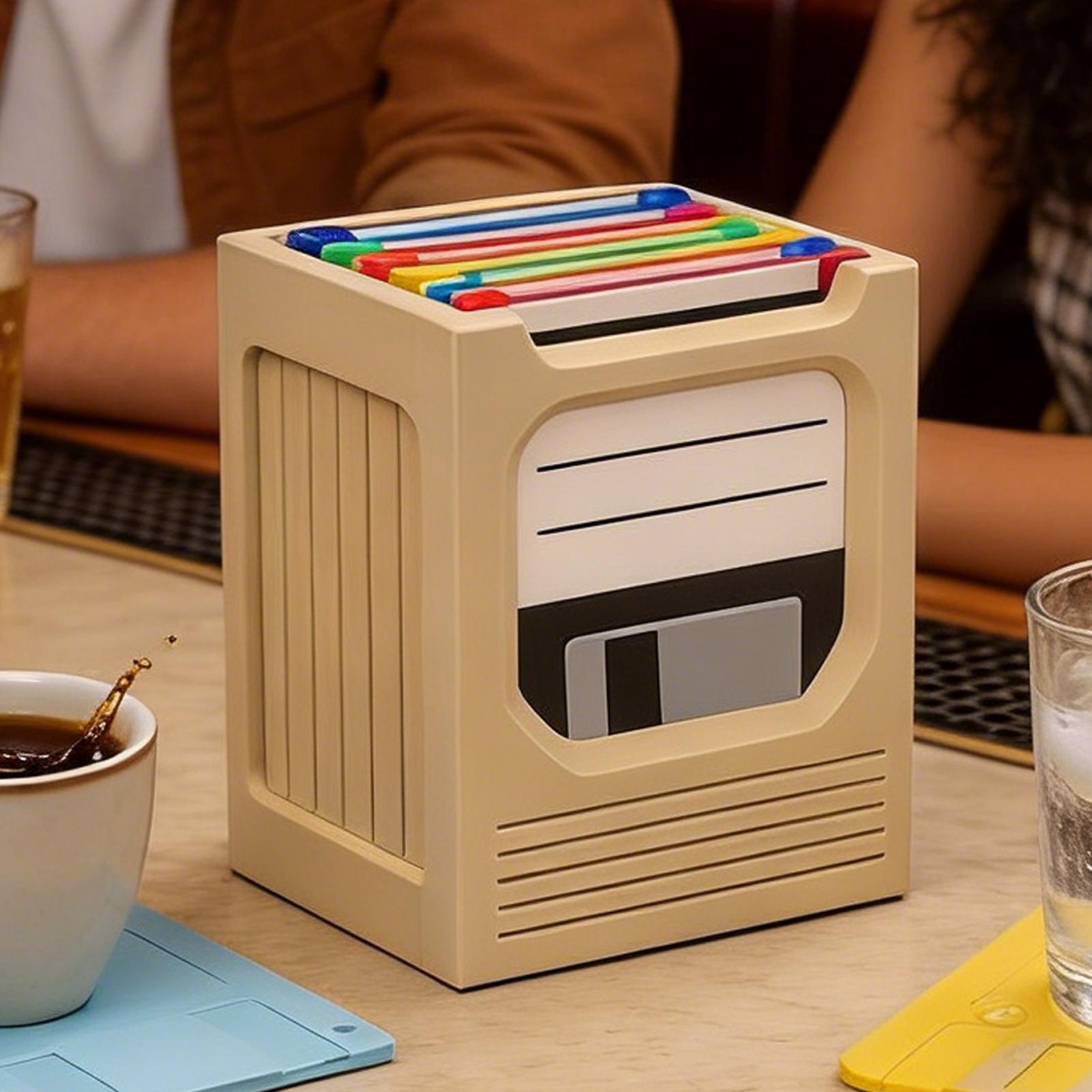 Retro Tech Coaster Holder Set  - огляд і ціна Office Of Tech