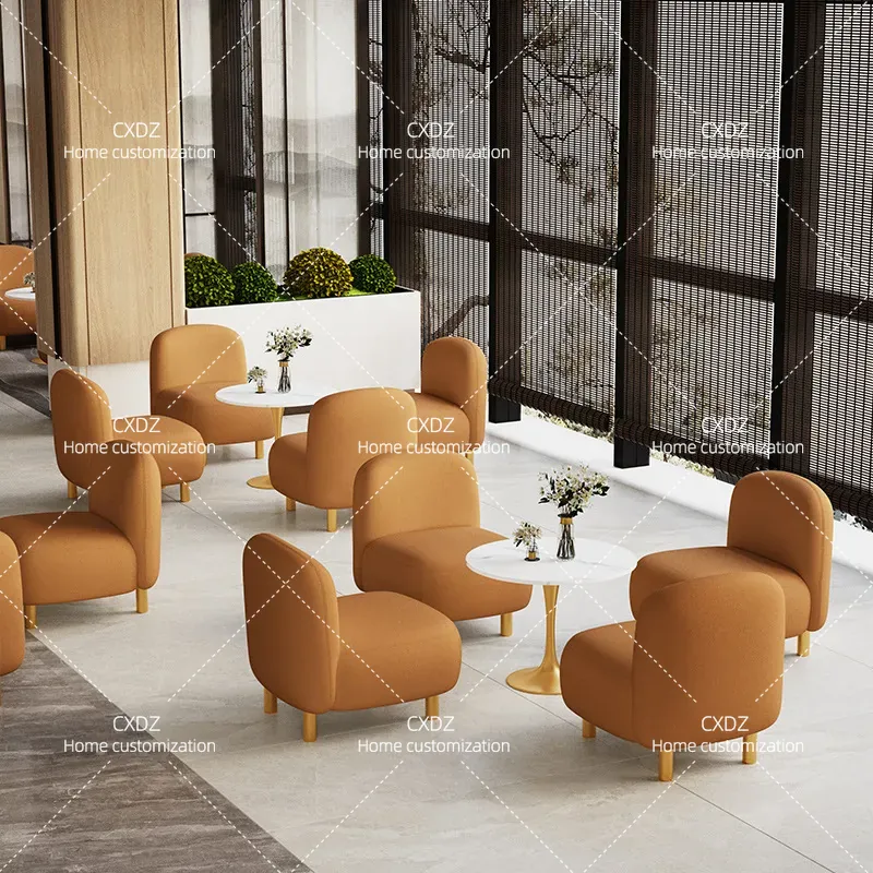 Modern Tech Cloth Single Sofa  - огляд і ціна Tech Office Reception